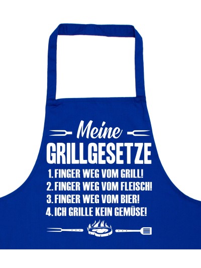 Meine Grillgesetze Apron with Four Grill Rules