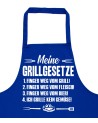 Meine Grillgesetze Grillschürze lustige Kochschürze für Männer