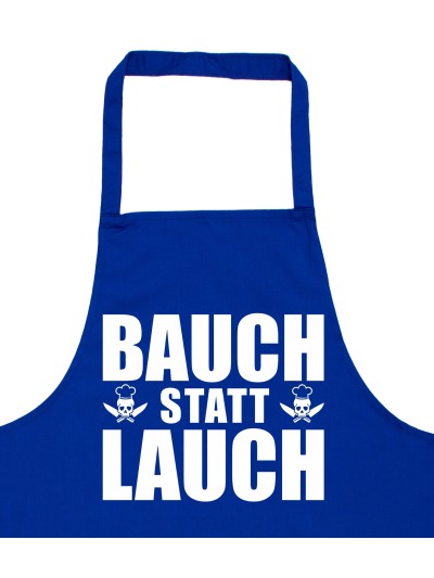 Bauch statt Lauch Grilling Apron with Skulls