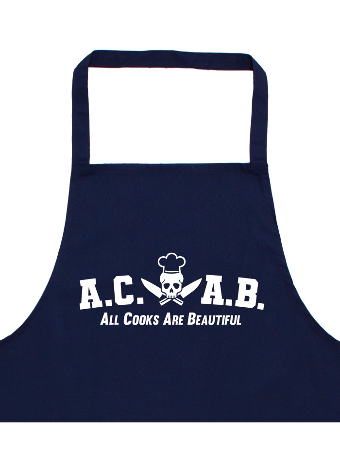 ACAB All Cooks Are Beautiful Grillschürze für Männer ACAB All Cooks Are Beautiful Grillschürze für Männer