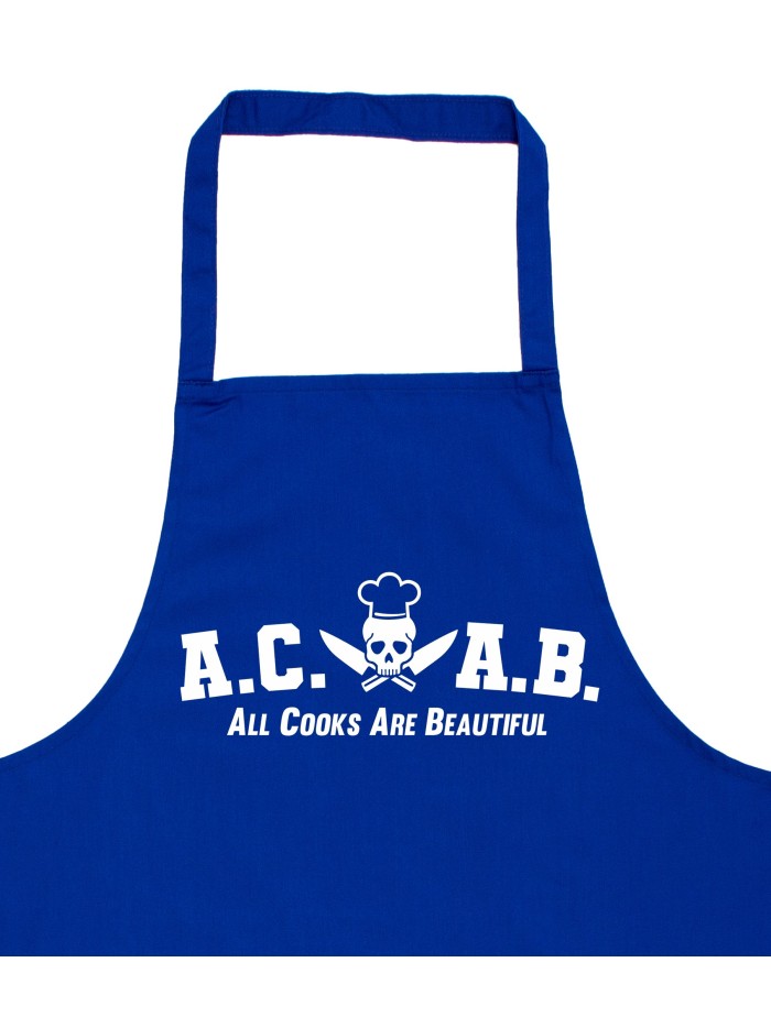 ACAB All Cooks Are Beautiful Grillschürze für Männer ACAB All Cooks Are Beautiful Grillschürze für Männer