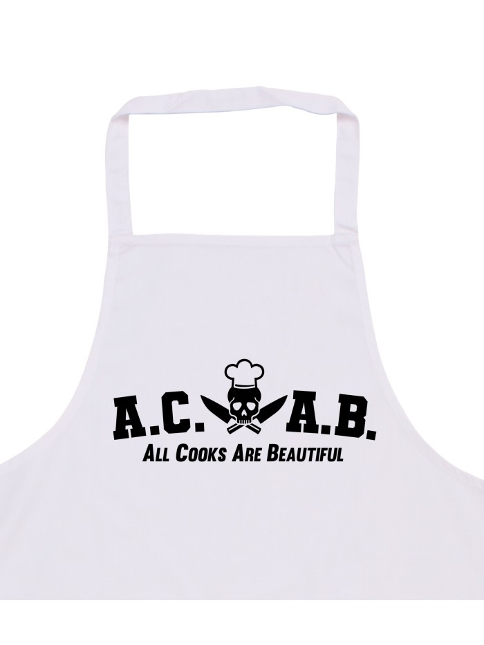 ACAB All Cooks Are Beautiful Grillschürze für Männer ACAB All Cooks Are Beautiful Grillschürze für Männer