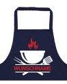 Grill Monogram Grillschürze personalisierte Kochschürze für Männer