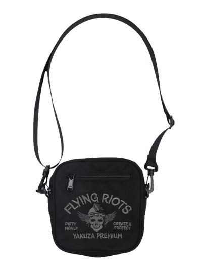 Flying Riots Crossbody Bag in Black | grobejungs.de