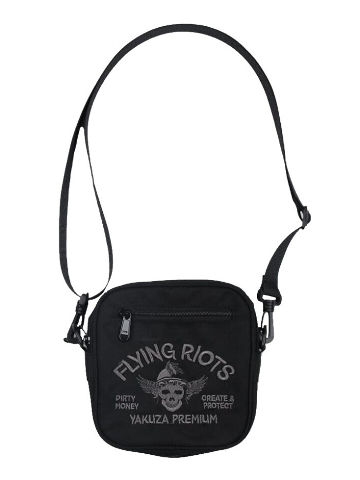 Flying Riots Crossbody Bag in Black | grobejungs.de