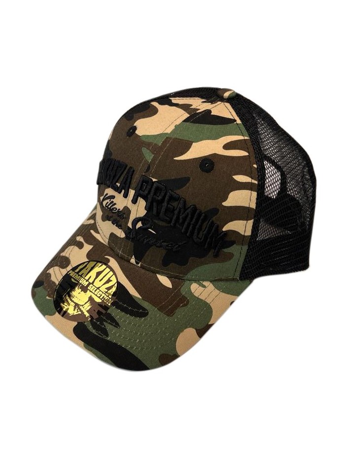 Yakuza Premium Woodland Camo Trucker Cap | grobejungs.de