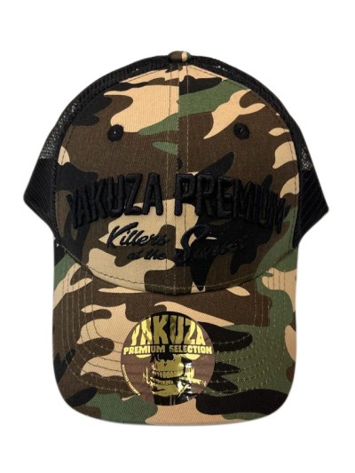 Yakuza Premium Woodland Camo Trucker Cap | grobejungs.de