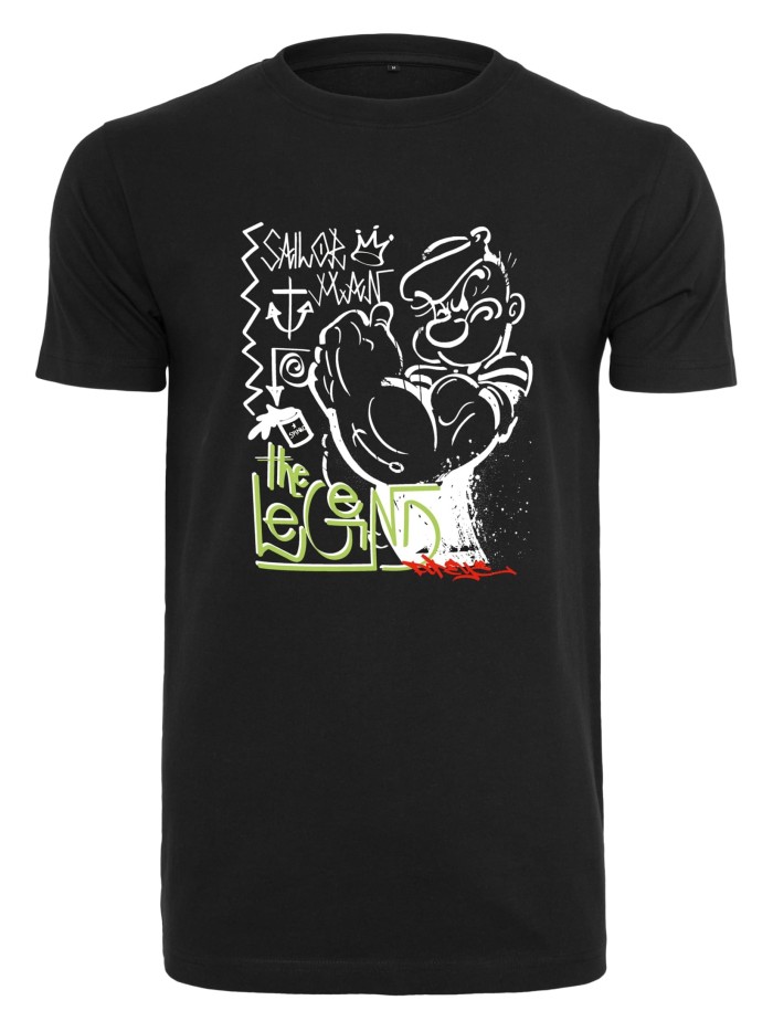 Popeye The Legend T-Shirt, Graffiti Print | grobejungs.de