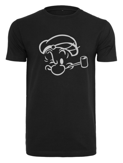 Popeye Face Sketch T-Shirt, Line Drawing | grobejungs.de
