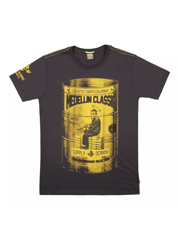 Medellin Classic T-Shirt in Dark Grey | grobejungs.de