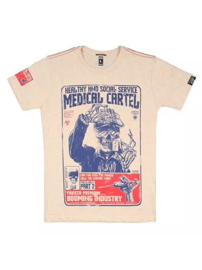 Medical Cartel T-Shirt, Grey Marl and Sand | grobejungs.de