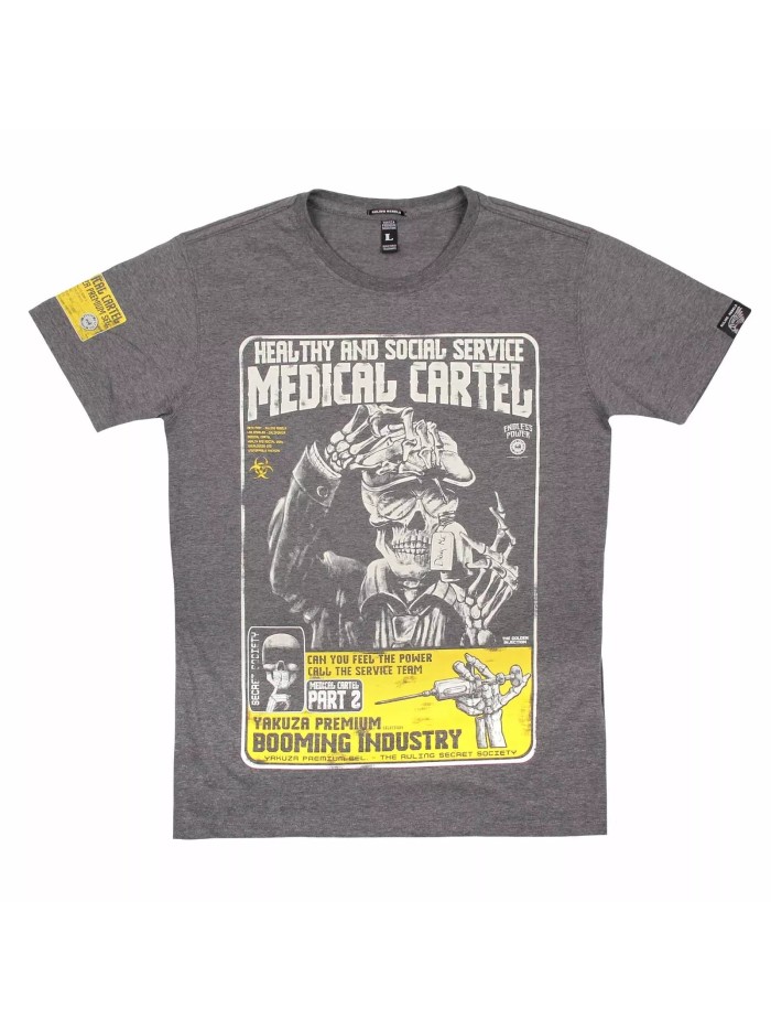 Medical Cartel T-Shirt, Grey Marl and Sand | grobejungs.de