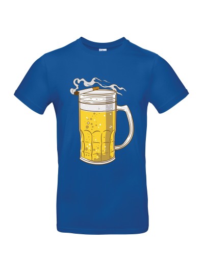 Beer And Cigarette Men's Pub T-Shirt | grobejungs.de