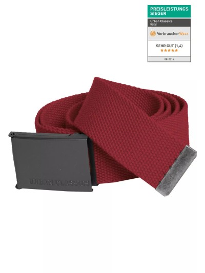 Urban Classics Canvas Belt 120 cm | grobejungs.de