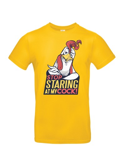 Herren T-Shirt Stop Staring At My Cock | grobejungs.de