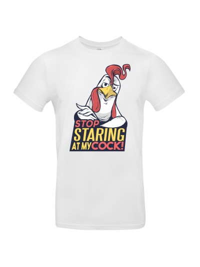 Herren T-Shirt Stop Staring At My Cock | grobejungs.de