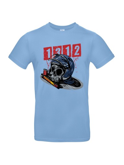 Skeleton Helmet 1312 Men's Skull T-Shirt | grobejungs.de