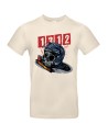 Herren T-Shirt Skeleton Helmet 1312 | grobejungs.de